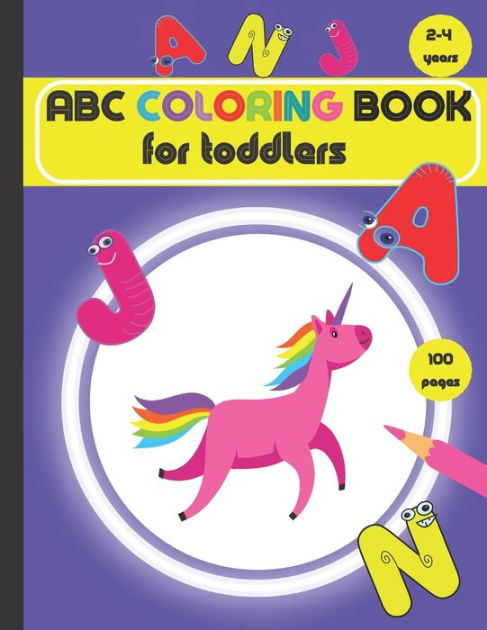 Barnes and Noble Coloring books for kids ages 2-4 letters and numbers