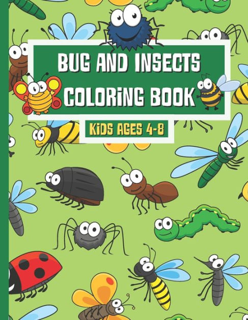 Insects coloring books for kids ages 4-8: A Beautiful Insect