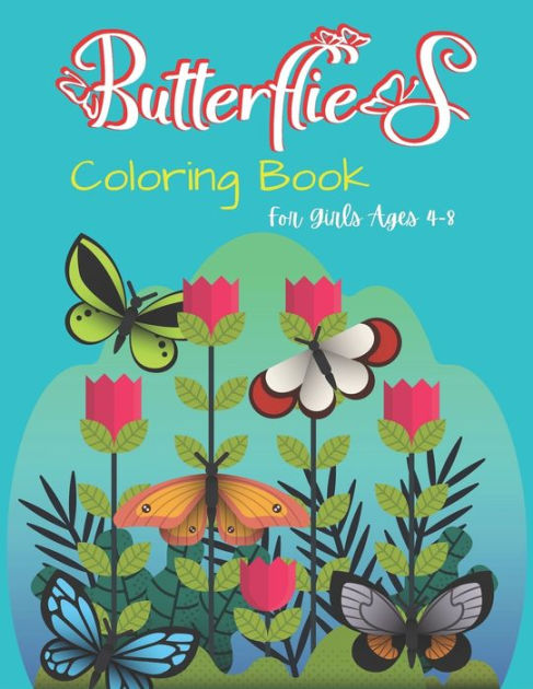 Butterflies and Flowers Coloring Book for Adults Relaxation: 50 Unique  Butterfly Designs including Flowers, Gardens - Butterfly Coloring Book for  Adul (Paperback)