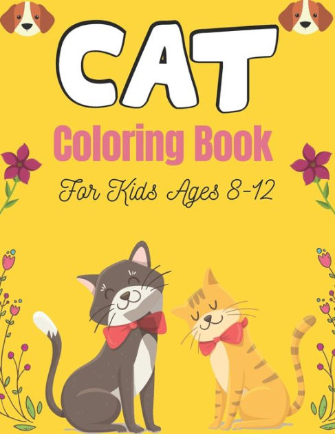 Barnes and Noble Coloring Books for Kids Ages 8-12: A Cute