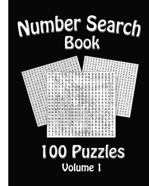 Number Search Book 100 Number Search Puzzles Volume 1 by Ripley Shark