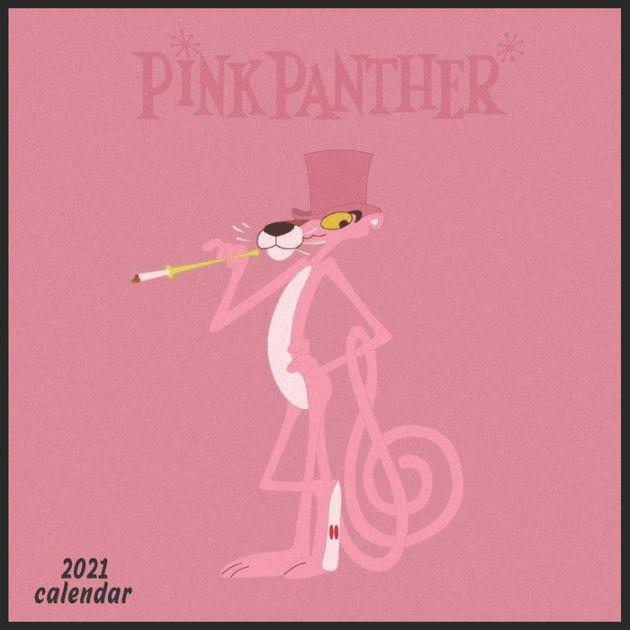 PINK PANTHER 2021 CALENDAR 16 MONTHS COLORFUL GLOSSY FINISH by