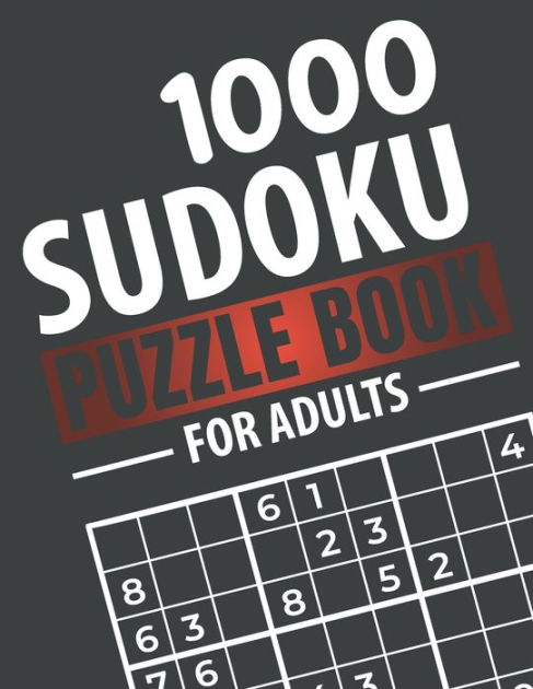 Sudoku Puzzle Book For Adults 1000 Easy To Insane Sudoku Puzzles With Solutions By Faro 8557