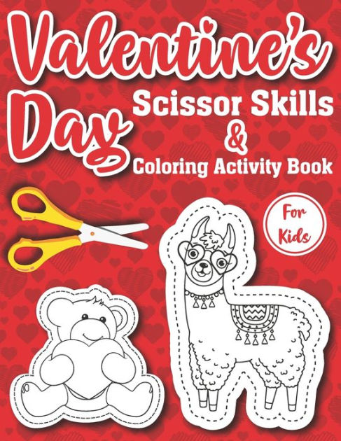 valentines day scissor activity