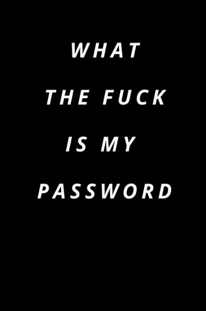 Libro Wtf is my Password: Funny Password Logbook (libro en Inglés