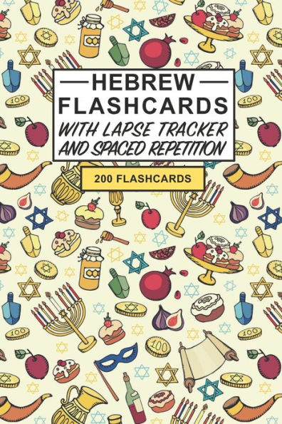 Hebrew Flashcards: Create your own Hebrew Flashcards. Learn Hebrew words and Improve Hebrew vocabulary with Active Recall - Includes Spaced Repetition and Lapse tracker (200 words)