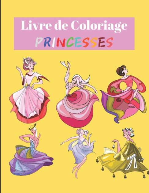 Livre de Coloriage Princesses Coloriage magique de differentes