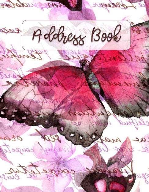 Address Book Pages Address Books For Women Large Prin Address Books Large Print For Women|Address Book Large Print For Seniors|Telephone Email Address Book|Personalized Address ..
