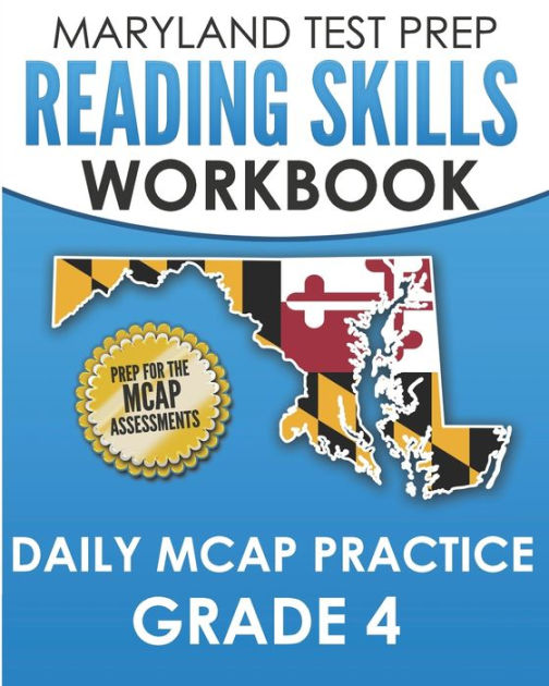 MARYLAND TEST PREP Reading Skills Workbook Daily MCAP Practice Grade 4