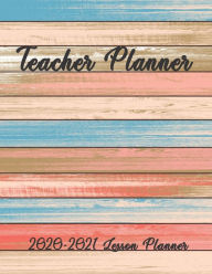 Title: Teacher Planner: 2020-2021 Academic year lesson planner for teachers. Plan and Record Book with Trendy and beautiful Cover . 144 Pages 8.5*11 inches High quality., Author: Simple Planners