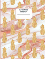 Title: Cornell Notes Notebook - Pink Marble Rose Gold Pineapple Print Diary Book: Wide Ruled Lined Cornell Paper Journal for College & University Science Students Large Size Record Book, Author: Creative School Supplies