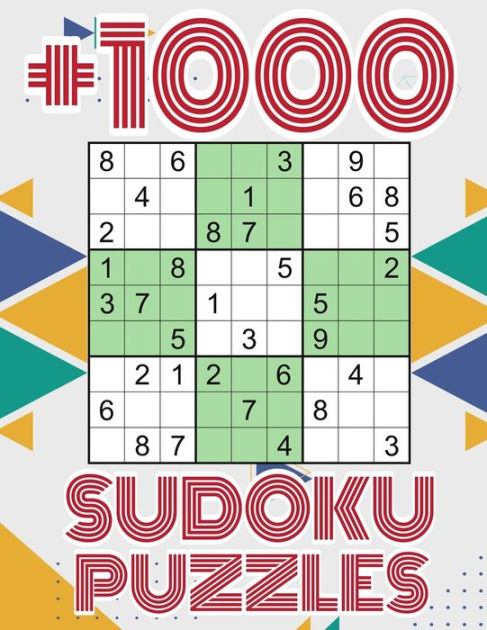 1000 Sudoku Puzzles Sudoku Puzzle Books For Adults 1000 Sudoku Easy Medium Hard Puzzles 0523