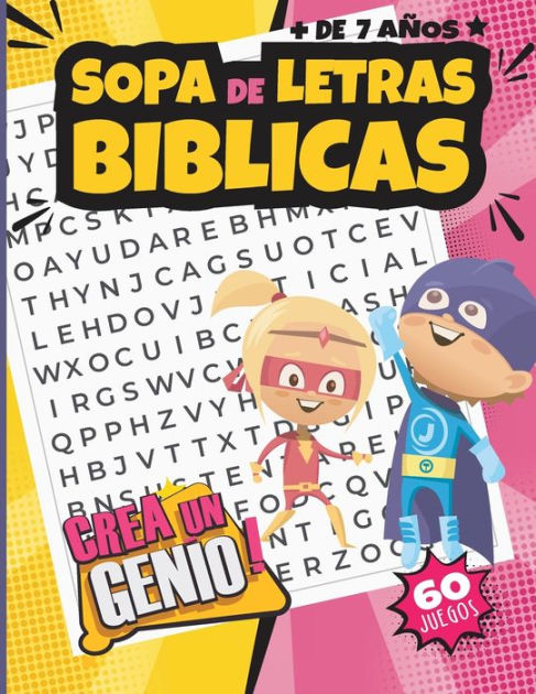 Sopa De Letras B Blicas Crea Un Genio Juegos Para Ni Os De De