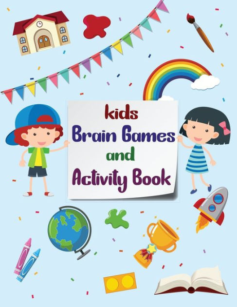 Kids Brain Games and Activity Book: Fun with Numbers tracing game, find ...