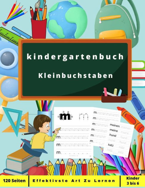 kindergartenbuch Kleinbuchstaben Aktivitätsbuch für Kinder ab 3 Jahren