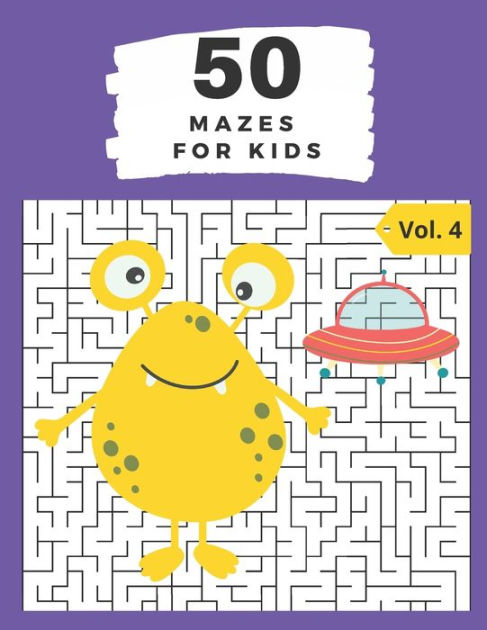 50 Easy Mazes for Kids Ages 4 - 6 Vol. 2: Ramses, Akila M.: 9798646057045:  : Books