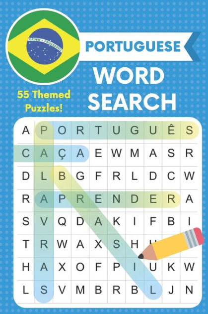 Portuguese Word Search 55 Themed Puzzles! by Love Beyond Borders Press