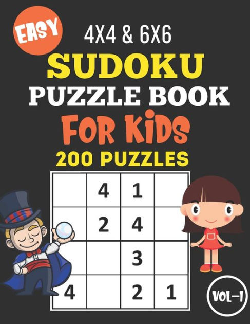 1000 Sudoku Puzzles for Kids With Answers Kids Sudoku 4x4 
