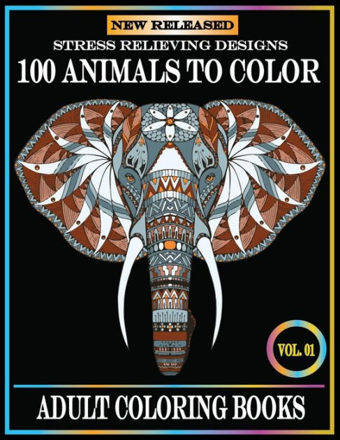 Stress Coloring Books For Adults: Color Books For Adults - 100 Amazing  Patterns