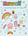 Kawaii Colouring Book For Kids: Cute Coloring Pages for Kids With Sweet Cupcakes / Girly Kawaii Gift for Fun and Relaxation
