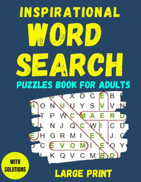 Inspirational Word Search Book For Adults Large Print 100 Puzzlebook By Im Puzzle Journals 