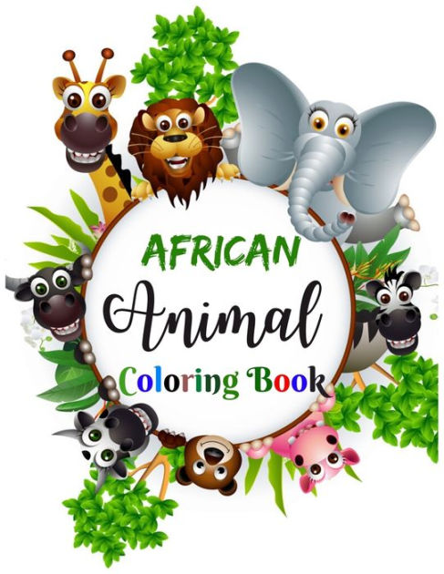 african animals coloring pages