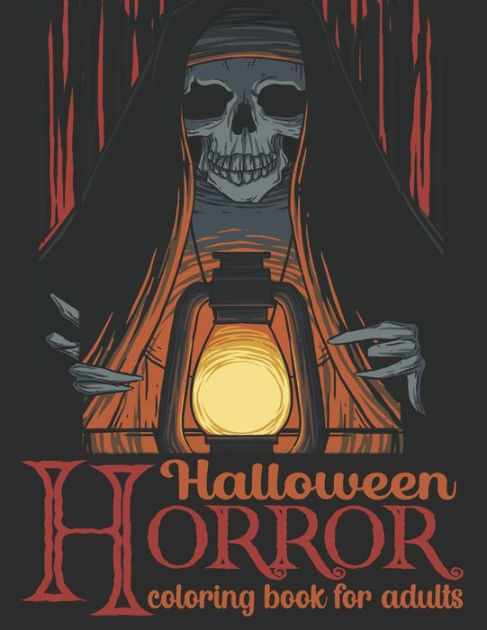 Horror Coloring Book for Adults