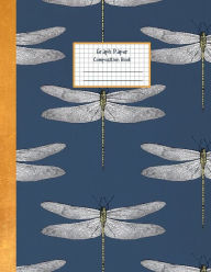 Title: Dragonfly Navy Blue & Gold Pattern GRAPH PAPER COMPOSITION BOOK: Aesthetic Quad Graph Ruled Notebook 5 squares per inch 5x5 - Grid Paper Journal for Math & Science Students (8.5 x 11) L, Author: Creative School Supplies