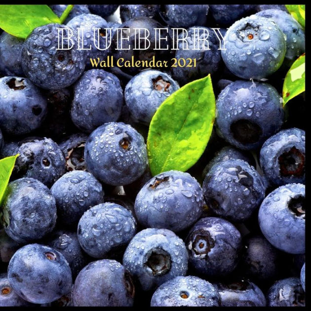 Blueberry Wall Calendar 2021 Great gifts ideas for teacher and for