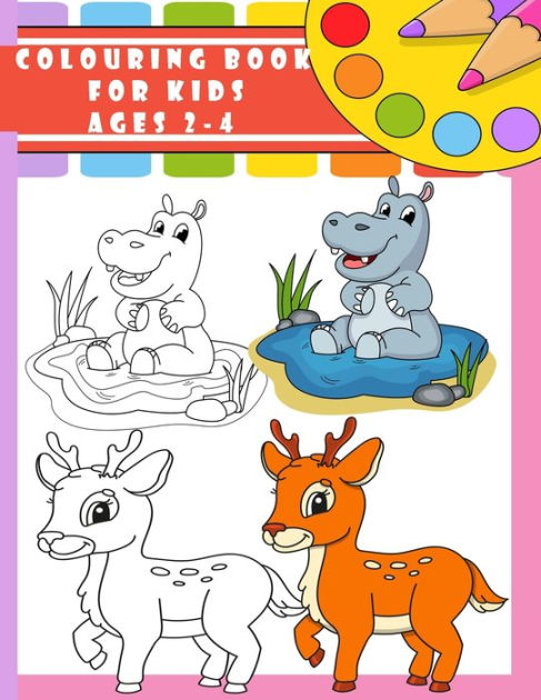 colouring book for kids ages 2-4: colouring books for toodlers ,easy