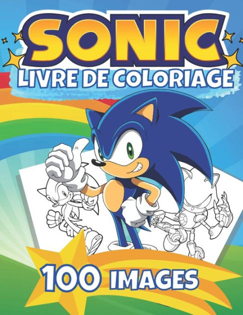 Livre de Coloriage SONIC Nouveau livre de coloriage  Livre de