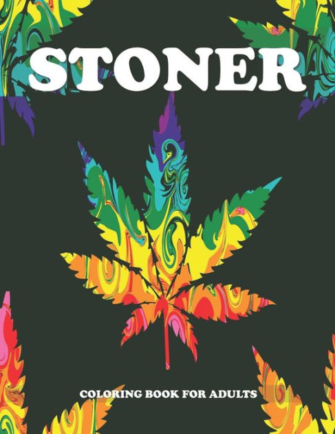 Trippy Coloring Book - (Stoner Gifts) Large Print by Stoner Guy (Paperback)