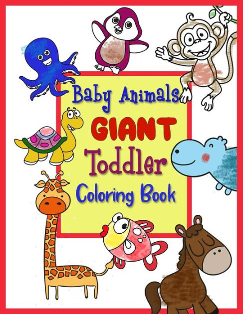 baby-animals-giant-toddler-coloring-book-easy-large-pages-simple