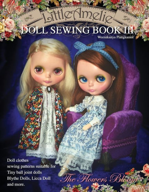 LittleAmelie Doll Sewing Book 4 The Resort Total of 10 doll clothes sewing patterns with instruction photos. 