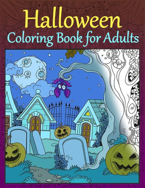 Halloween Activity and Coloring Book for Kids Aged 6-8: Spot the