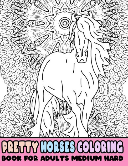 medium hard coloring pages