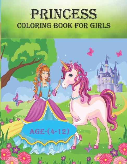 Barnes and Noble Princess Color Book: Large coloring book for kids