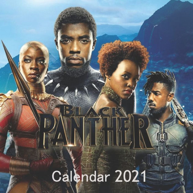 Black Panther Calendar 2021 Black Panther Calendar 2021 8.5"x 8.5