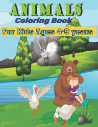 Title: Animals Coloring Book For Kids Ages 4-9 years: Animal Coloring Book For Kids ages Size 8.5 X 11 Inch Pages 69 Pages, Author: MUSTA CHEL