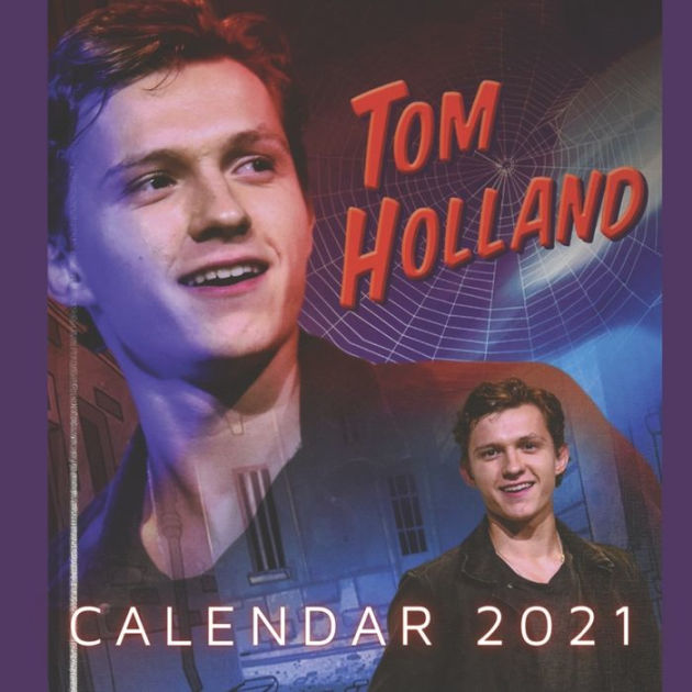 Tom Holland: 2021-2022 Calendar - 12 months - 8.5 x 8.5 glossy paper by