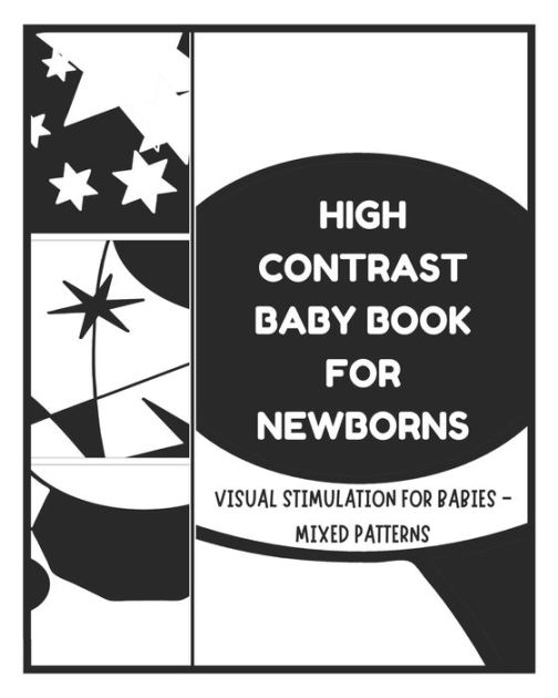 High Contrast Baby Books for Newborn - Visual Stimulation for Babies