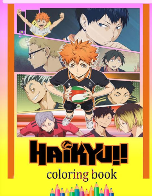 Haikyu Coloring Book: Over 55 Pages of High Quality Haikyuu colouring