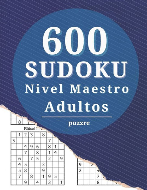 600 Sudokus Maestro Mentales De Rompecabezas by Puzzre, Paperback | Barnes & Noble®