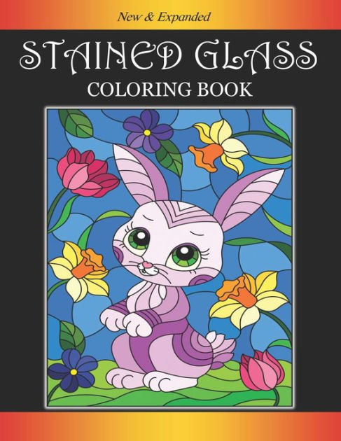 Stained Glass Coloring Book: An Adult Coloring Book with Beautiful