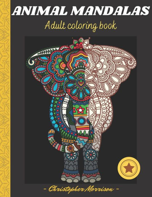 Animals Coloring Book 50 Unique designs: Stress Reliving and Meditation  Mandalas Designs for Teen Coloring Book (Paperback)