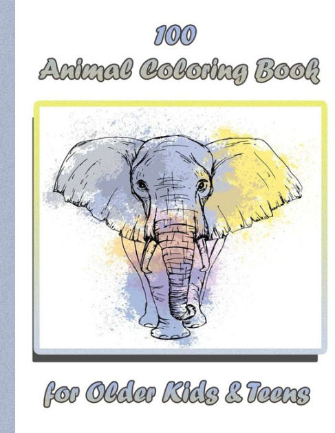 100 Animals Coloring Book: An Adult Coloring Book with Lions, Elephants,  Owls, Horses, Dogs, Cats, and Many More! (Paperback)