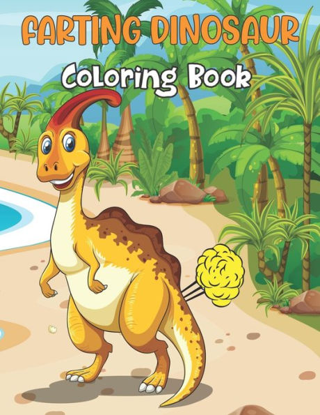 farting dinosaur coloring book