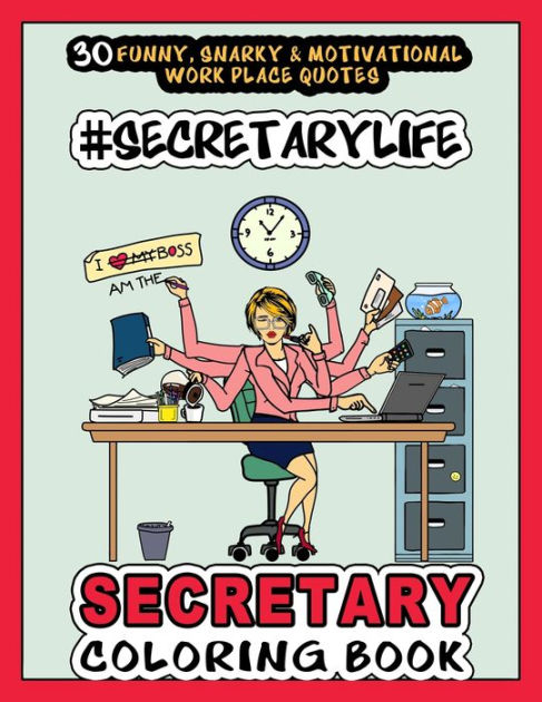 secretary coloring pages