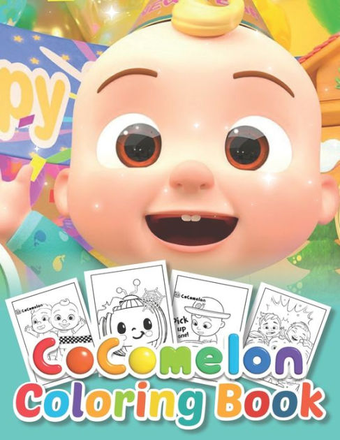 Cocomelon Coloring Book: Cute Coloring Book for kids of All ages Great