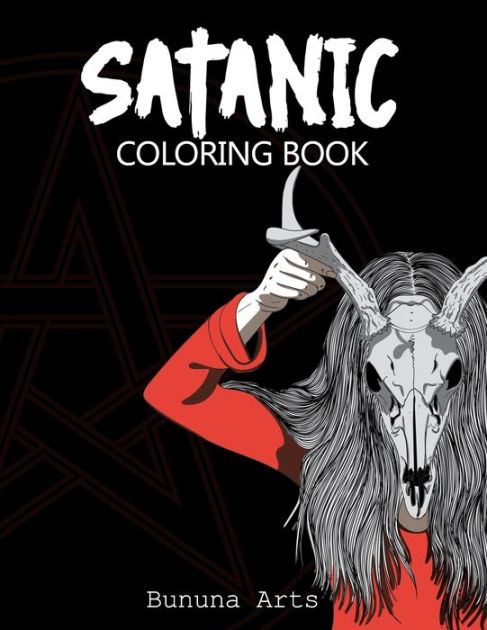 Satanic Coloring Book: Satan, Lucifer, Black Goat, Serial Killers, the